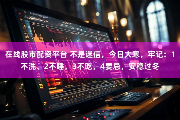 在线股市配资平台 不是迷信，今日大寒，牢记：1不洗、2不睡，3不吃，4要忌，安稳过冬